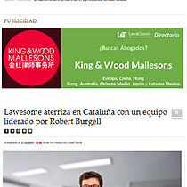 Lawesome aterriza en Catalua con un equipo liderado por Robert Burgell